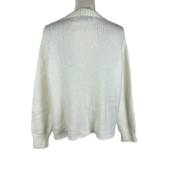 Wooden Ships Cream Pax Star Crew Neck Sweater Women’s Size S/M Small Medium - Picture 4 of 7